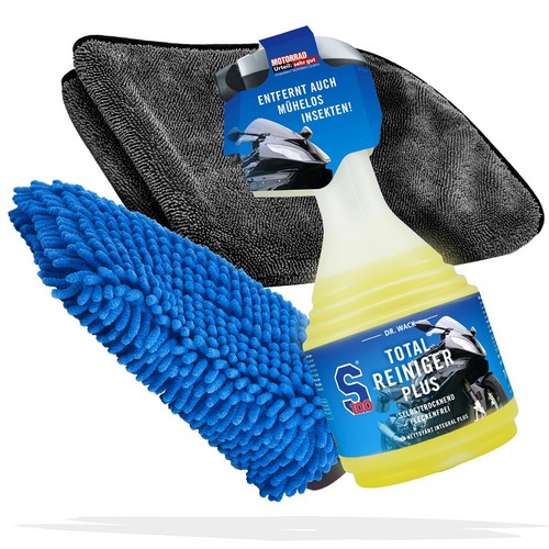 Kit pulizia moto - kit, pulitore